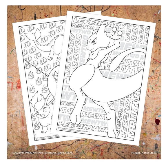 Pokemon 40 Page Advanced Coloring Book, Paperback, NEW - Picture 4 of 6